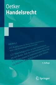 Cover von Handelsrecht