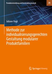 Cover von Methode zur individualisierungsgerechten Gestaltung modularer Produktfamilien