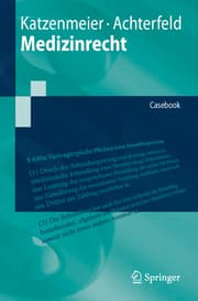 Cover von Medizinrecht