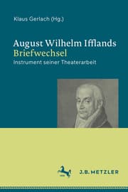 Cover von August Wilhelm Ifflands Briefwechsel