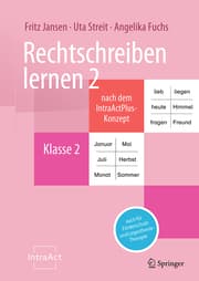 Cover von Rechtschreiben lernen 2 nach dem IntraActPlus-Konzept