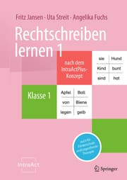 Cover von Rechtschreiben lernen 1 nach dem IntraActPlus-Konzept
