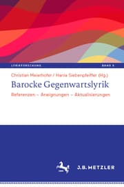 Cover von Barocke Gegenwartslyrik