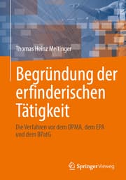 Cover von Begründung der erfinderischen Tätigkeit
