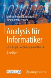 Cover von Analysis für Informatiker