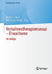 Cover von Verhaltenstherapiemanual - Erwachsene