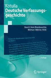 Cover von Deutsche Verfassungsgeschichte