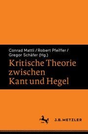 Cover von Kritische Theorie zwischen Kant und Hegel