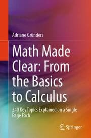Cover von Math Made Clear: From the Basics to Calculus