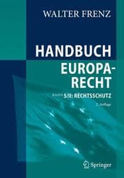 Cover von Handbuch Europarecht 5/II: Rechtsschutz