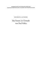 Cover von Das Sonett Les Grenades von Paul Valéry
