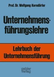 Cover von Unternehmensführungslehre
