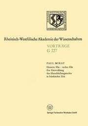 Cover von Dotierte Ehe rechte Ehe Zur Entwicklung des Eheschließungsrechts in fränkischer Zeit