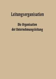 Cover von Leitungsorganisation
