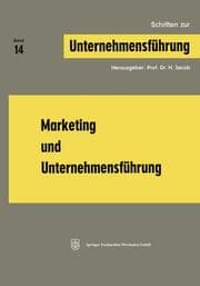 Cover von Marketing und Unternehmensführung