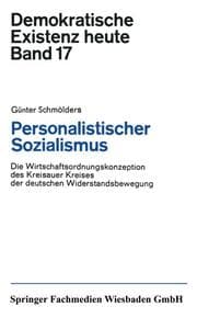 Cover von Personalistischer Sozialismus