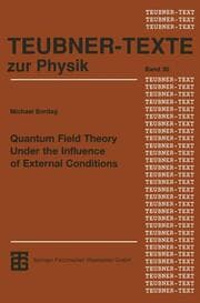 Cover von Quantum Field Theory Under the Influence of External Conditions