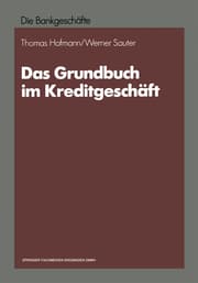 Cover von Das Grundbuch im Kreditgeschäft