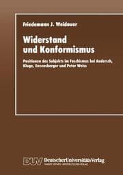 Cover von Widerstand und Konformismus