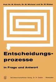 Cover von Entscheidungsprozesse in Frage und Antwort