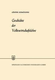Cover von Geschichte der Volkswirtschaftslehre