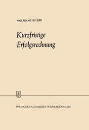 Cover von Kurzfristige Erfolgsrechnung