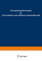 Cover von Absorptionsspektroskopie im Ultravioletten und sichtbaren Spektralbereich