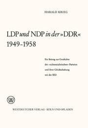 Cover von LDP und NDP in der 'DDR' 1949 - 1958