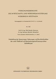 Cover von Feststellung der Spannungen, Dehnungen und Bruchdrehzahlen der unter Fliehkraft und Bearbeitungskraft beanspruchten Schleifkörper