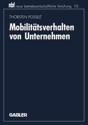 Cover von Mobilitätsverhalten von Unternehmen
