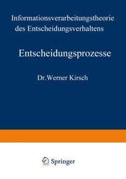 Cover von Entscheidungsprozesse