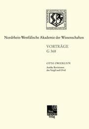 Cover von Antike Revisionen des Vergil und Ovid
