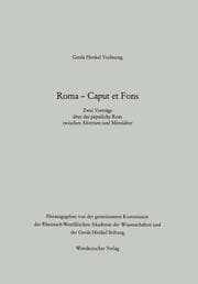 Cover von Roma Caput et Fons