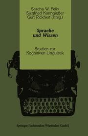 Cover von Sprache und Wissen