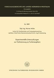 Cover von Experimentelle Untersuchungen zur Verbrennung an Turbinengittern