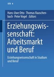 Cover von Erziehungswissenschaft: Arbeitsmarkt und Beruf