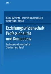 Cover von Erziehungswissenschaft: Professionalität und Kompetenz
