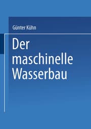 Cover von Der maschinelle Wasserbau