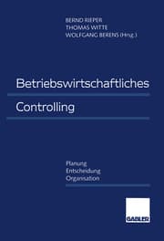 Cover von Betriebswirtschaftliches Controlling