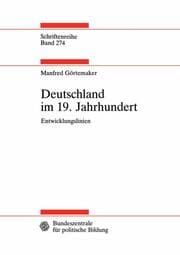 Cover von Deutschland im 19. Jahrhundert