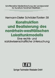 Cover von Konstruktion und Realisierung des nordrhein-westfälischen Lokalfunkmodells