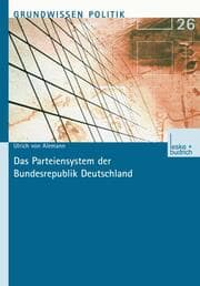 Cover von Das Parteiensystem der Bundesrepublik Deutschland