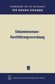 Cover von Einkommensteuer-Durchführungsverordnung