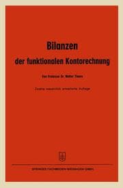 Cover von Bilanzen der funktionalen Kontorechnung