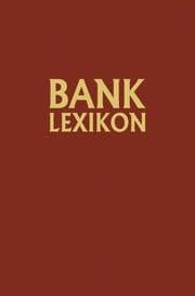 Cover von Bank-Lexikon