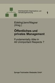 Cover von Öffentliches und privates Management