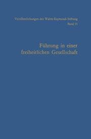 Cover von Führung in einer freiheitlichen Gesellschaft