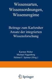 Cover von Wissensarten, Wissensordnungen, Wissensregime