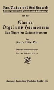 Cover von Klavier, Orgel und Harmonium