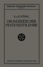 Cover von Grundzüge der Festigkeitslehre
